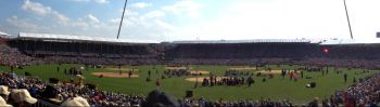 Eindrückliches Panorama der Emmental Arena von Burgdorf